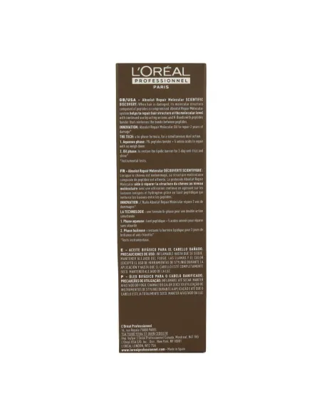 Huile Moléculaire L'Oréal Absolut Repair 90 ml – Réparation et Brillance Moléculaires