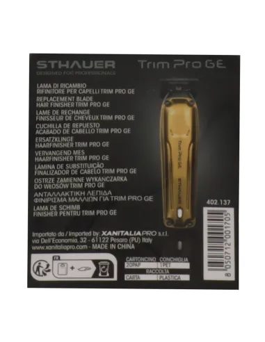 Xan Pro Sthauer Cabezal Titanio Trim Pro GE