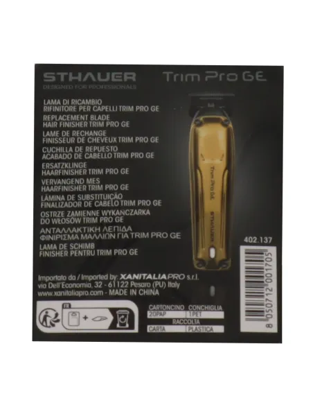 Xan Pro Sthauer Cabezal Titanio Trim Pro GE