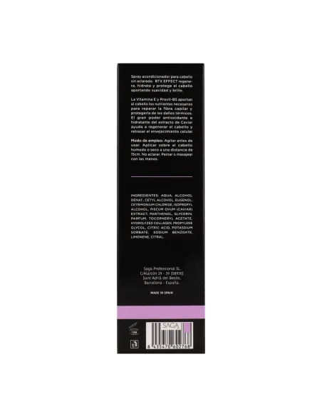 Saga Pro Botox Effect Leave In Condicionador 150 ml