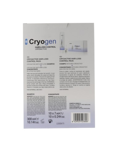 Montibello Cryogen Pack Anti Perduta (Shampoo 300 ml/Concentrato 10...