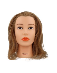 Sinelco Cabeçaa Do Manequim Isaline 40Cm (0030211) Cabelo Humano