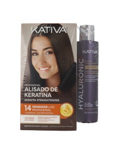 Kativa Alisado Brasileño Keratina Kit (50 ml + 150 ml + 30 ml + Champú Regalo)