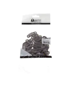 Sachet Eurostil de 50 clips pour extensions de cheveux, marron, 2,8 cm 2
