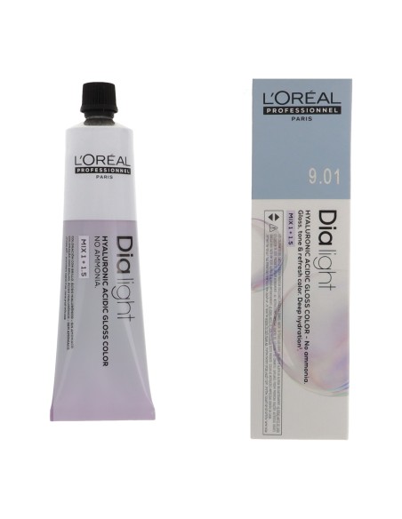 Loreal Dia Light 9.01 Rubio Muy Claro Ligero Ceniza 60 ml