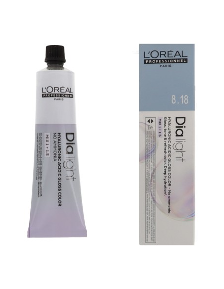 Loreal Dia Light 8.18 Rubio Claro Ceniza Moka 60 ml