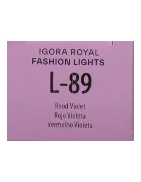 Schwarzkopf Igora Royal Fashion Lights L-89 - Rojo Violeta 60 ml