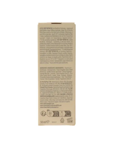 Schwarzkopf Professional BLONDME Bondfinity Aceite Reparador Intensivo 50 ml