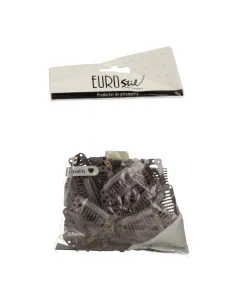 Sachet Eurostil de 50 clips pour extensions marron 3,2 cm (Réf. 02924)