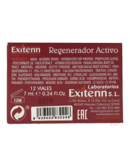 Exitenn Amp Regenerador Activo+placenta 10x7 Ml